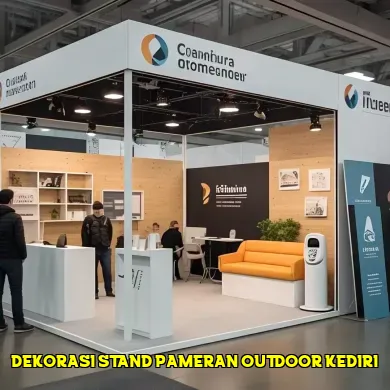 dekorasi stand pameran outdoor kediri
